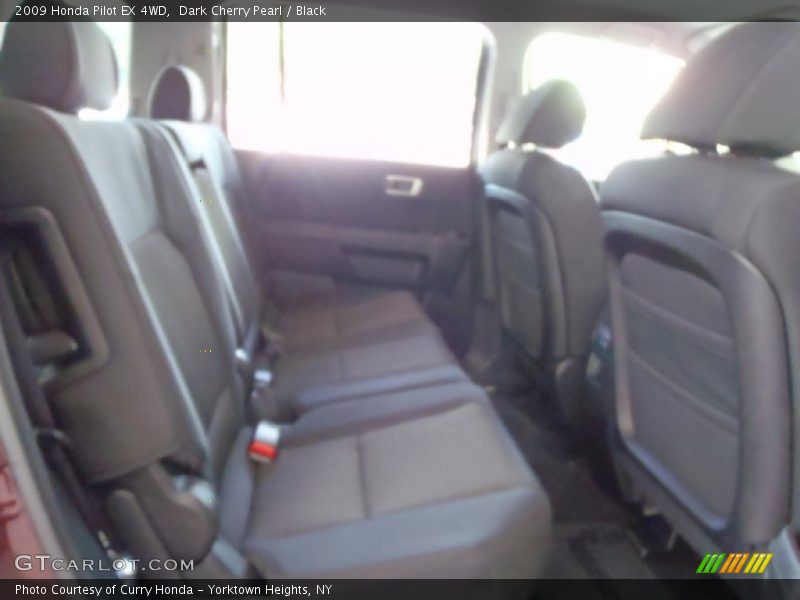 Dark Cherry Pearl / Black 2009 Honda Pilot EX 4WD