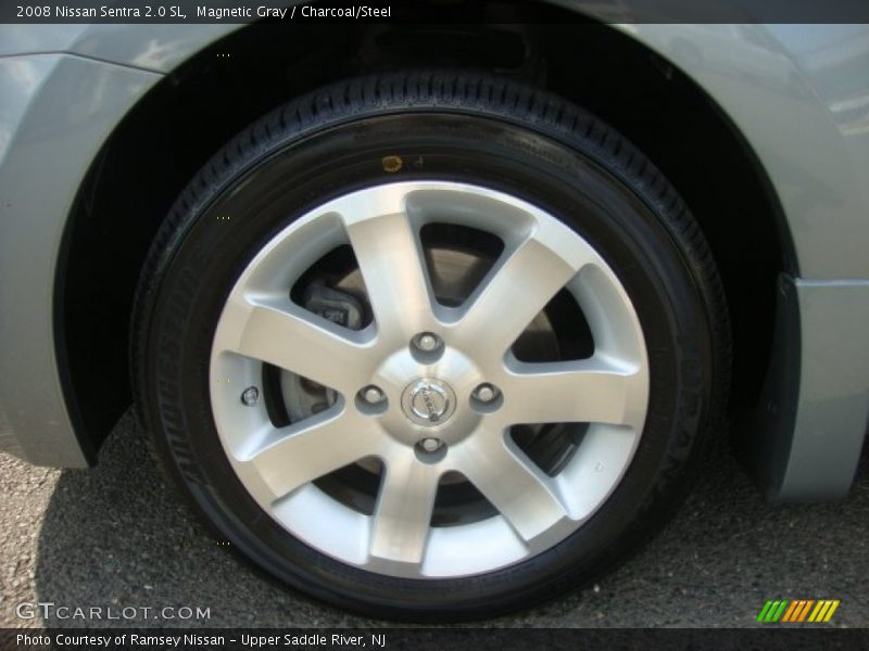 Magnetic Gray / Charcoal/Steel 2008 Nissan Sentra 2.0 SL