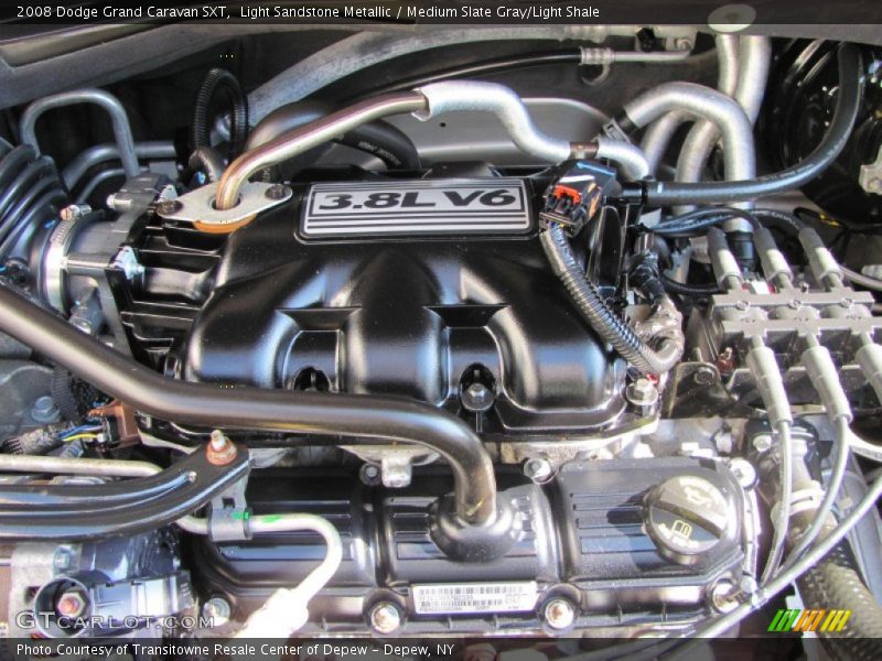 Light Sandstone Metallic / Medium Slate Gray/Light Shale 2008 Dodge Grand Caravan SXT