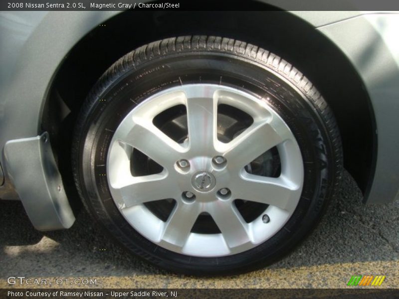 Magnetic Gray / Charcoal/Steel 2008 Nissan Sentra 2.0 SL