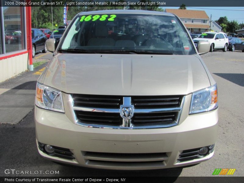 Light Sandstone Metallic / Medium Slate Gray/Light Shale 2008 Dodge Grand Caravan SXT