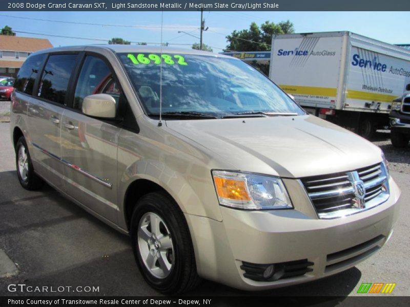 Light Sandstone Metallic / Medium Slate Gray/Light Shale 2008 Dodge Grand Caravan SXT