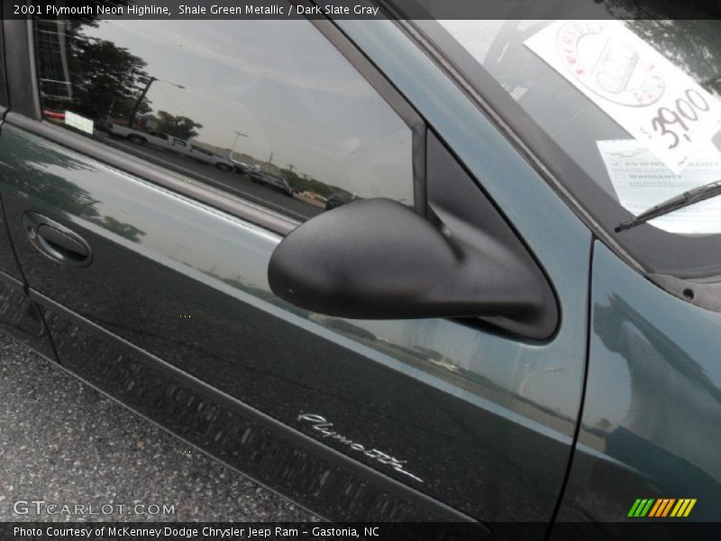 Shale Green Metallic / Dark Slate Gray 2001 Plymouth Neon Highline
