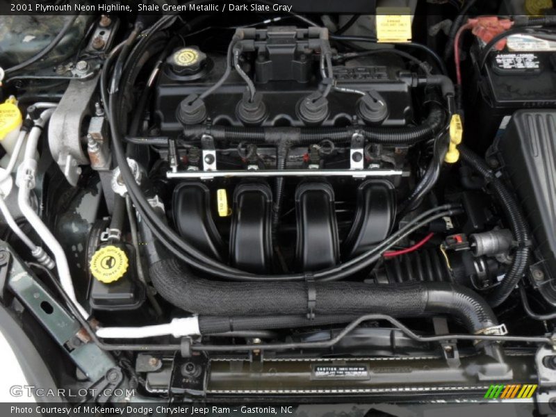  2001 Neon Highline Engine - 2.0 Liter SOHC 16-Valve 4 Cylinder