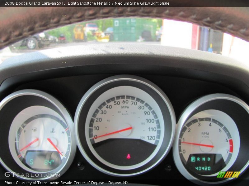 Light Sandstone Metallic / Medium Slate Gray/Light Shale 2008 Dodge Grand Caravan SXT