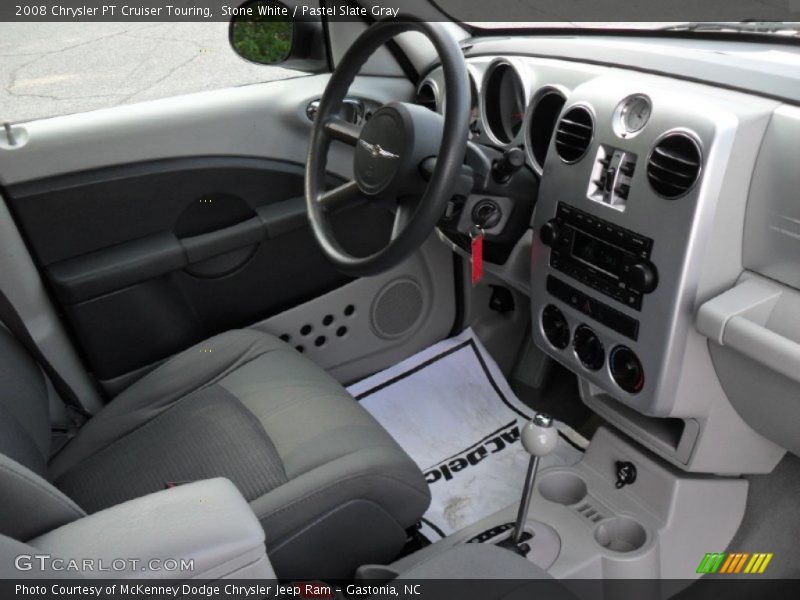 Stone White / Pastel Slate Gray 2008 Chrysler PT Cruiser Touring