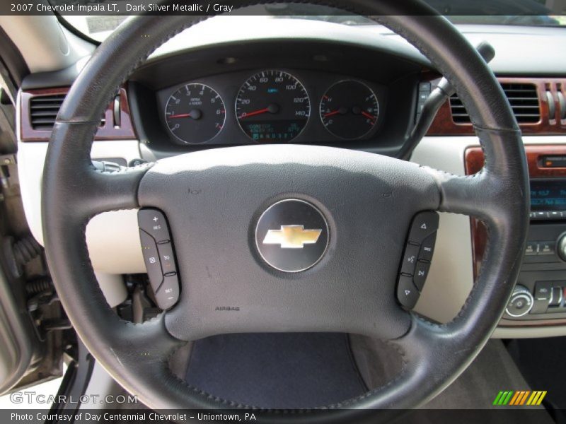 Dark Silver Metallic / Gray 2007 Chevrolet Impala LT