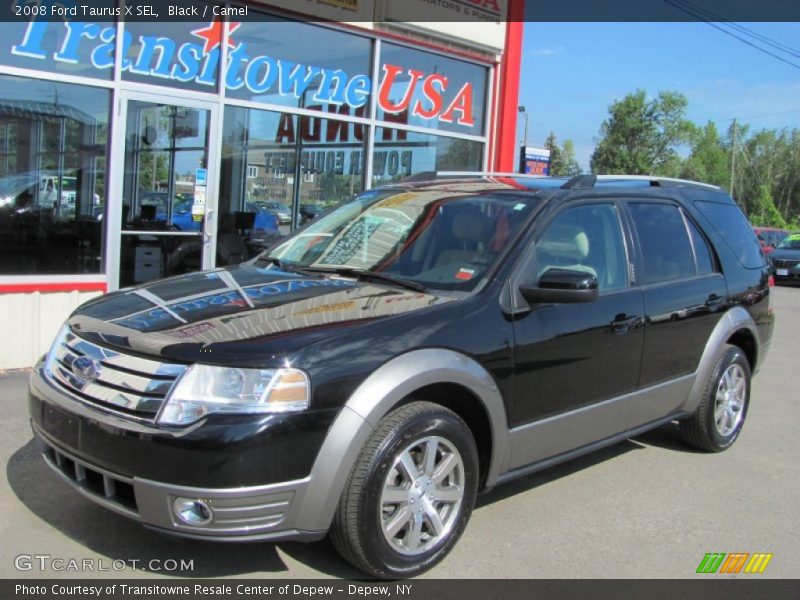 Black / Camel 2008 Ford Taurus X SEL