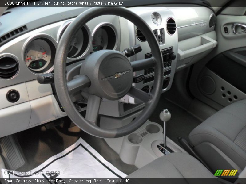 Stone White / Pastel Slate Gray 2008 Chrysler PT Cruiser Touring