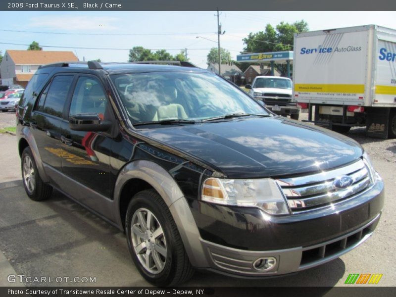 Black / Camel 2008 Ford Taurus X SEL
