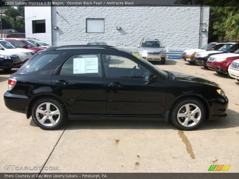 Obsidian Black Pearl / Anthracite Black 2006 Subaru Impreza 2.5i Wagon