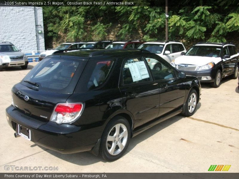 Obsidian Black Pearl / Anthracite Black 2006 Subaru Impreza 2.5i Wagon