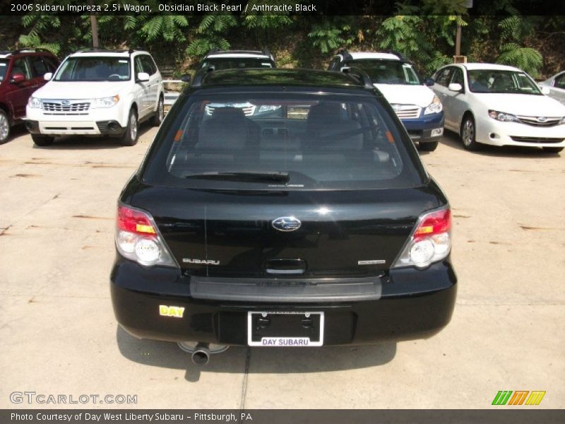 Obsidian Black Pearl / Anthracite Black 2006 Subaru Impreza 2.5i Wagon