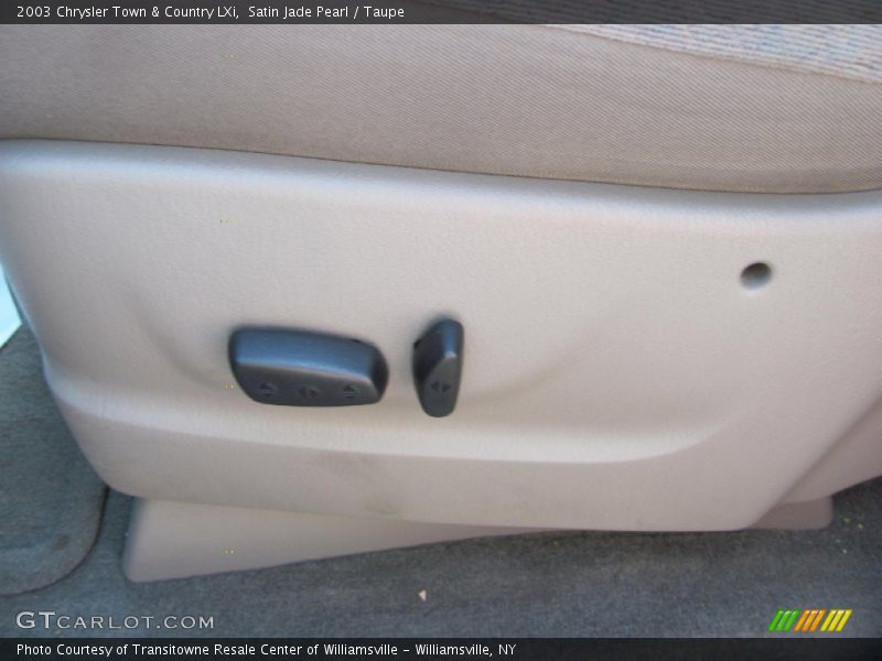 Satin Jade Pearl / Taupe 2003 Chrysler Town & Country LXi