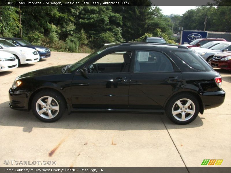 Obsidian Black Pearl / Anthracite Black 2006 Subaru Impreza 2.5i Wagon