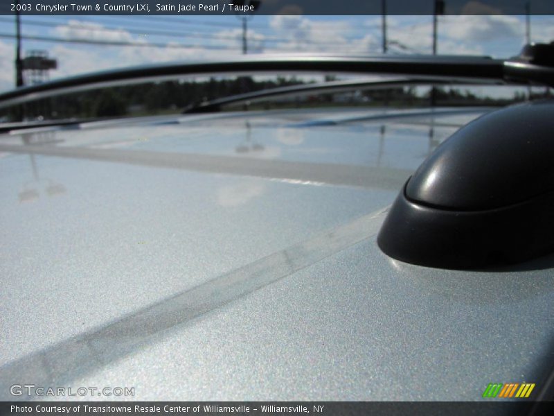 Satin Jade Pearl / Taupe 2003 Chrysler Town & Country LXi