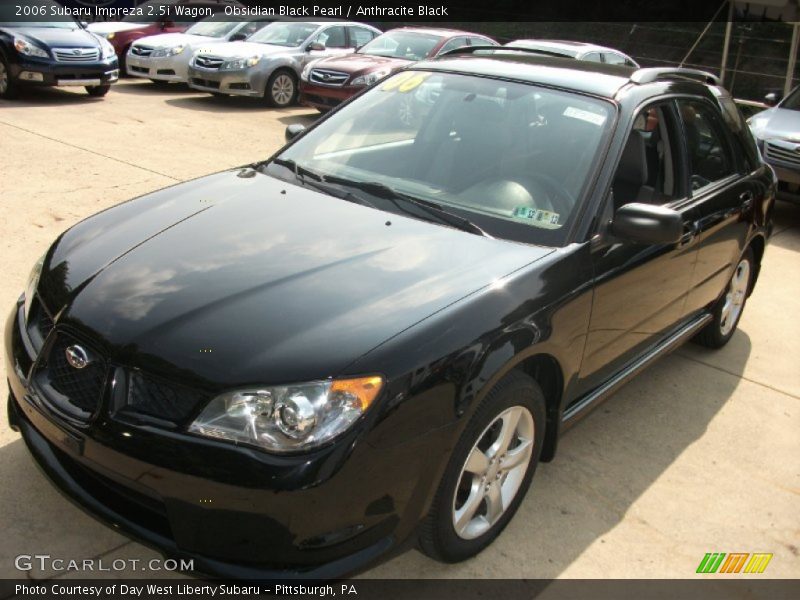 Obsidian Black Pearl / Anthracite Black 2006 Subaru Impreza 2.5i Wagon