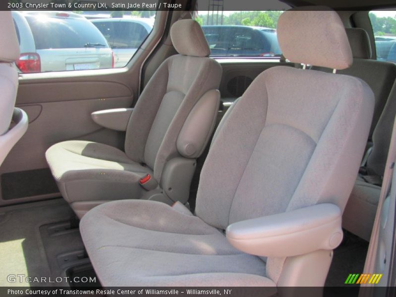 Satin Jade Pearl / Taupe 2003 Chrysler Town & Country LXi