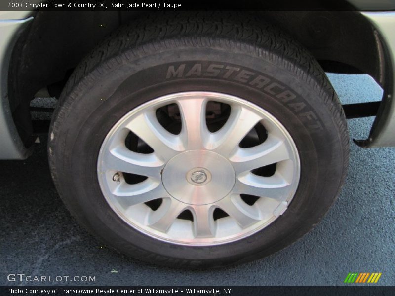 Satin Jade Pearl / Taupe 2003 Chrysler Town & Country LXi