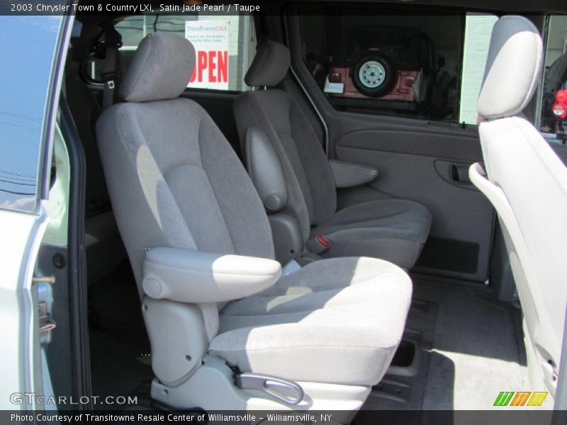 Satin Jade Pearl / Taupe 2003 Chrysler Town & Country LXi