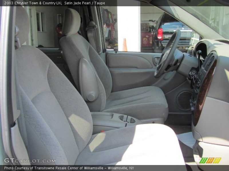 Satin Jade Pearl / Taupe 2003 Chrysler Town & Country LXi