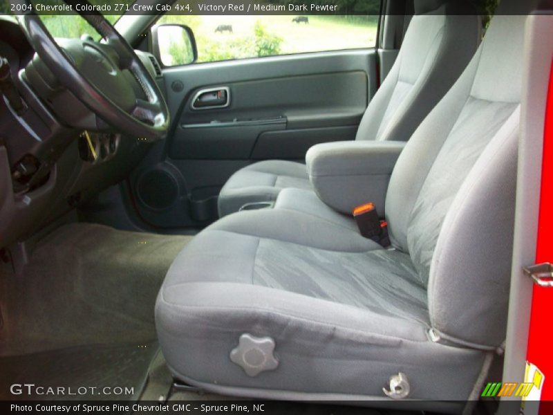 Victory Red / Medium Dark Pewter 2004 Chevrolet Colorado Z71 Crew Cab 4x4