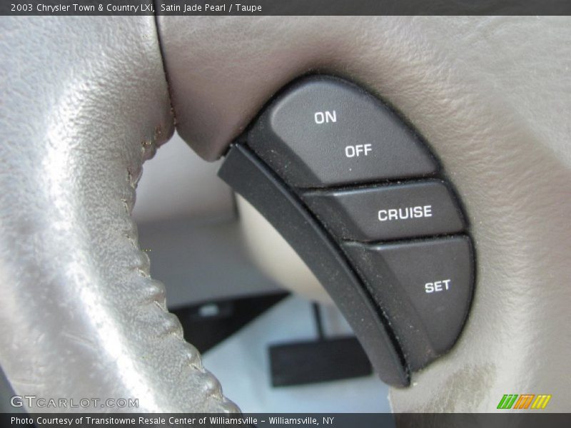 Satin Jade Pearl / Taupe 2003 Chrysler Town & Country LXi