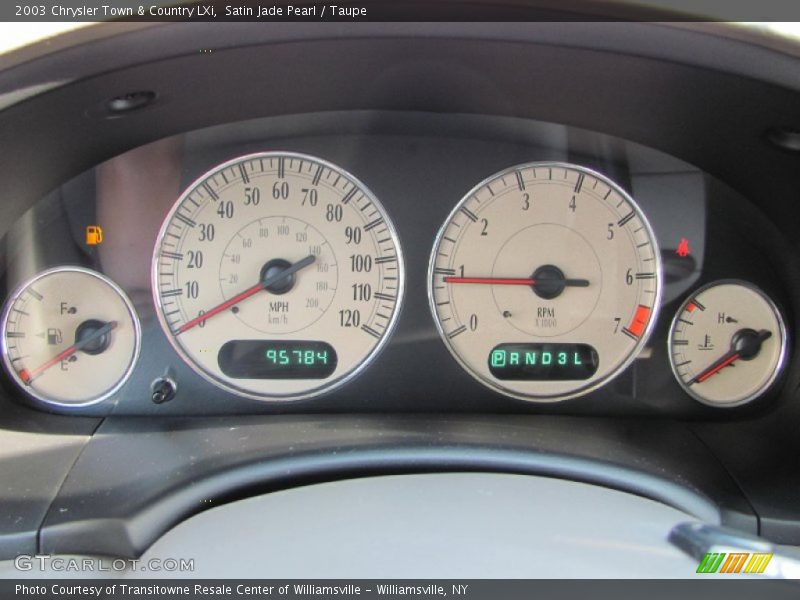  2003 Town & Country LXi LXi Gauges