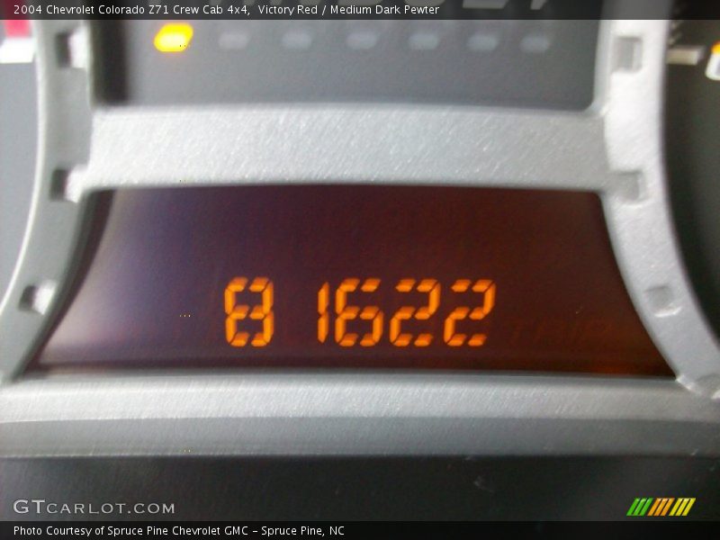 Victory Red / Medium Dark Pewter 2004 Chevrolet Colorado Z71 Crew Cab 4x4