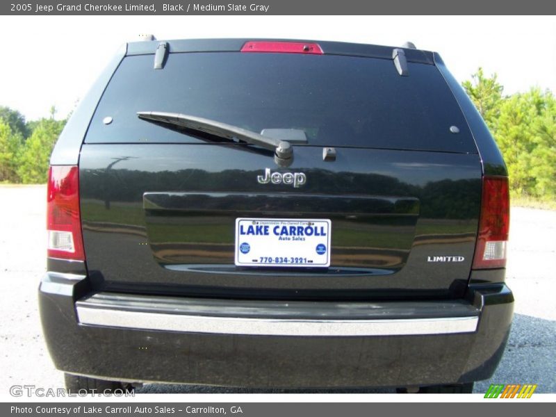 Black / Medium Slate Gray 2005 Jeep Grand Cherokee Limited