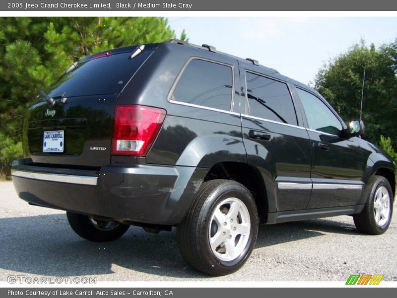 Black / Medium Slate Gray 2005 Jeep Grand Cherokee Limited