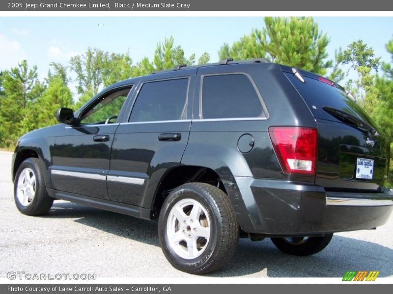 Black / Medium Slate Gray 2005 Jeep Grand Cherokee Limited
