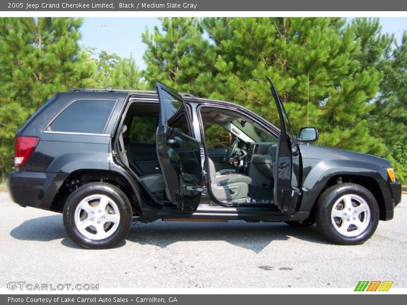 Black / Medium Slate Gray 2005 Jeep Grand Cherokee Limited