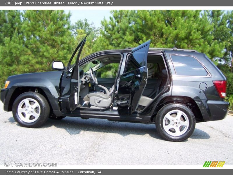 Black / Medium Slate Gray 2005 Jeep Grand Cherokee Limited