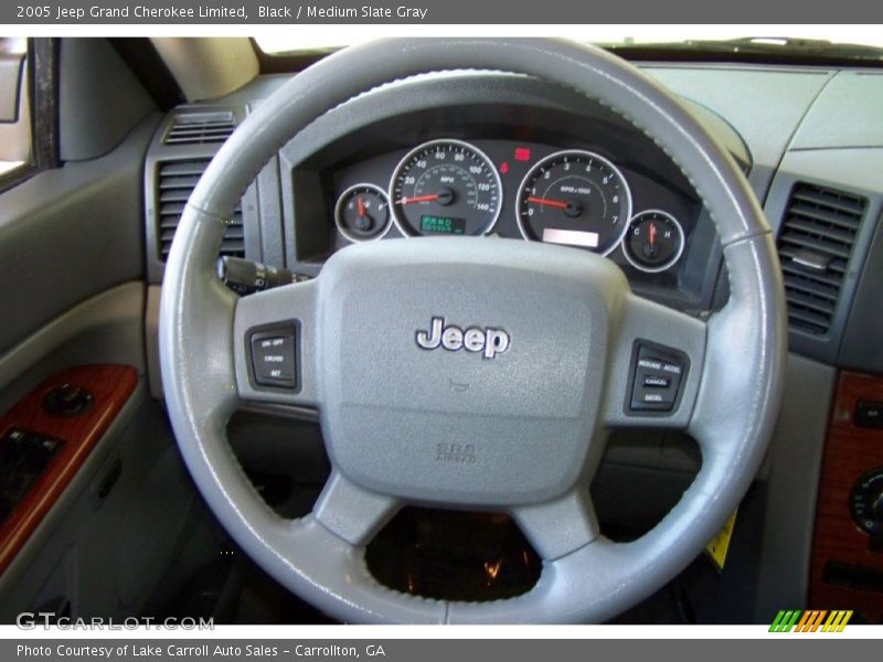 Black / Medium Slate Gray 2005 Jeep Grand Cherokee Limited