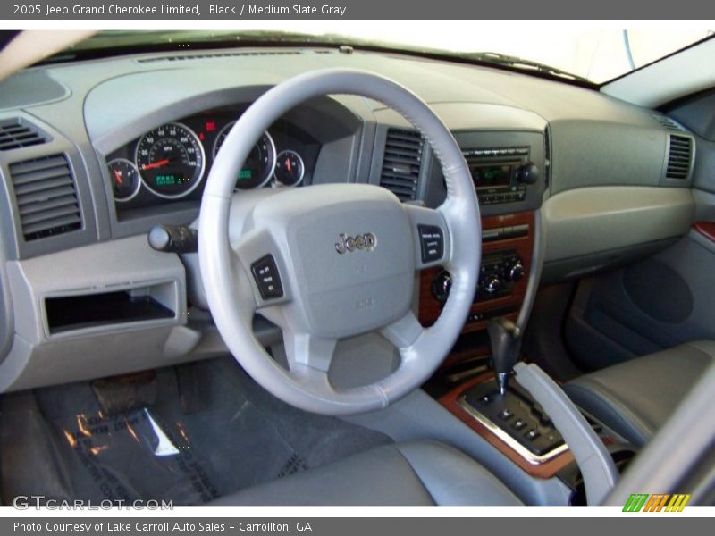 Black / Medium Slate Gray 2005 Jeep Grand Cherokee Limited