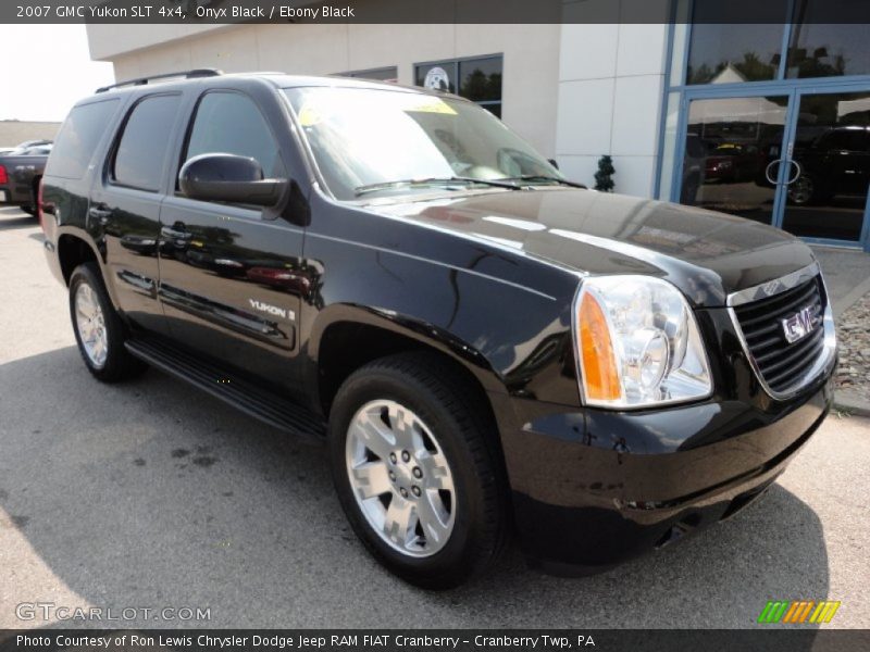 Onyx Black / Ebony Black 2007 GMC Yukon SLT 4x4