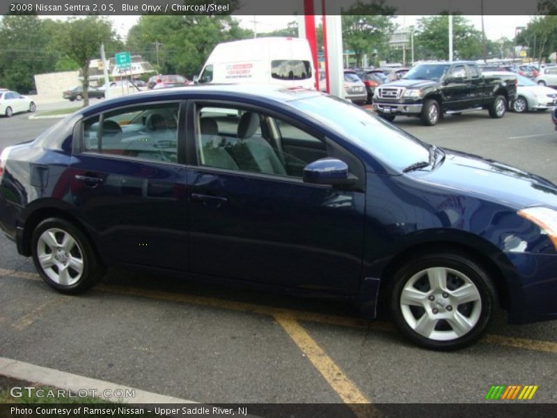 Blue Onyx / Charcoal/Steel 2008 Nissan Sentra 2.0 S