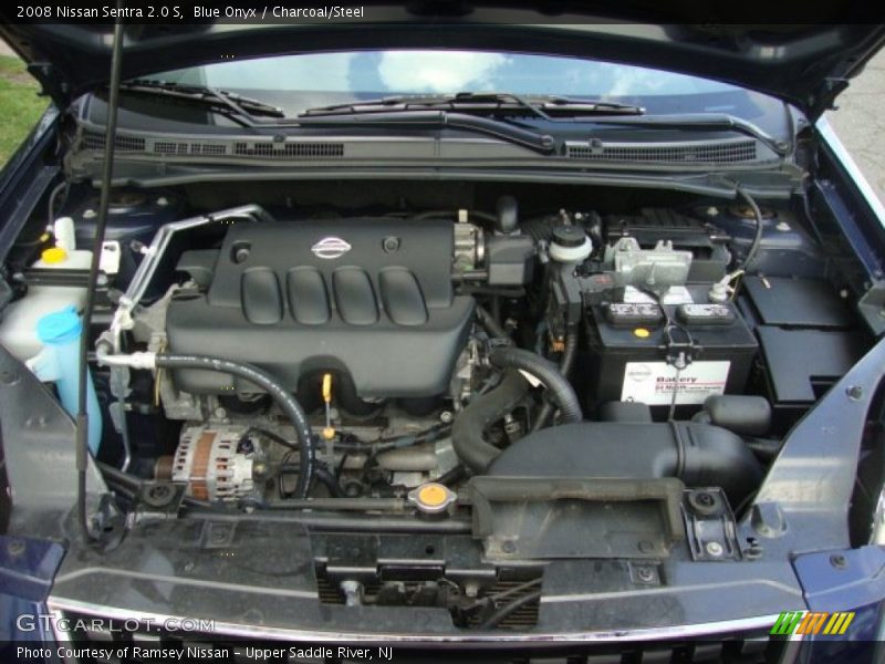 Blue Onyx / Charcoal/Steel 2008 Nissan Sentra 2.0 S
