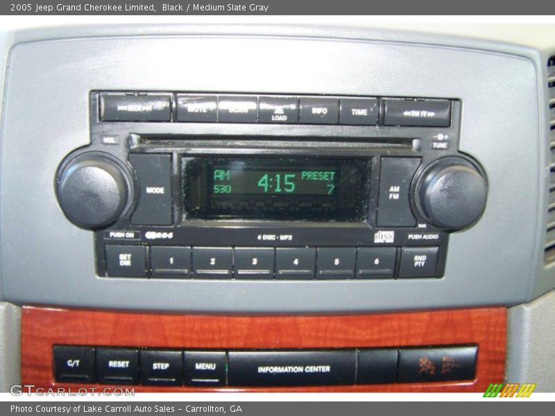 Black / Medium Slate Gray 2005 Jeep Grand Cherokee Limited