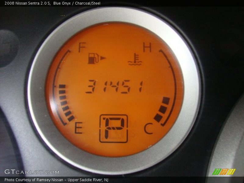 Blue Onyx / Charcoal/Steel 2008 Nissan Sentra 2.0 S