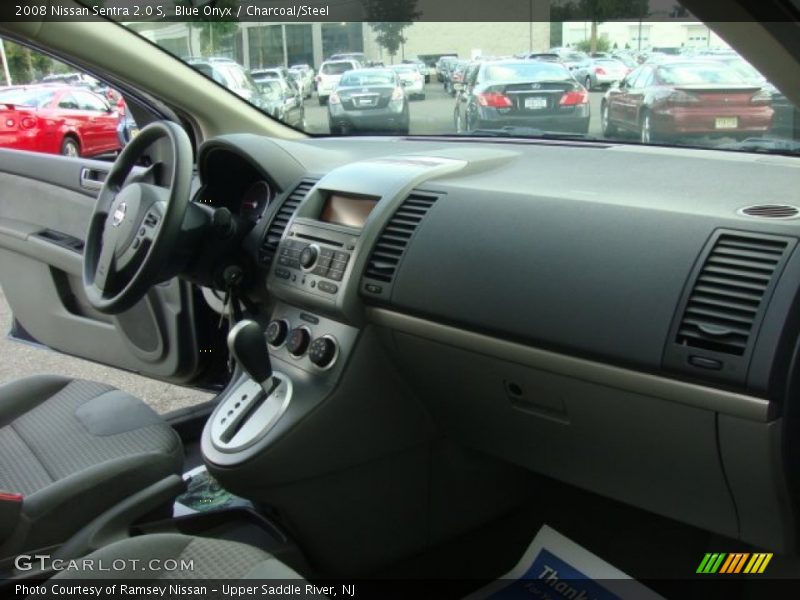 Blue Onyx / Charcoal/Steel 2008 Nissan Sentra 2.0 S