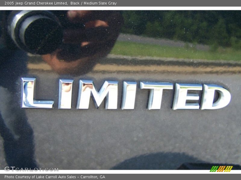 Black / Medium Slate Gray 2005 Jeep Grand Cherokee Limited