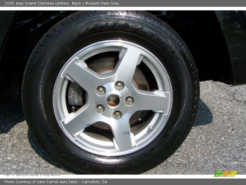 Black / Medium Slate Gray 2005 Jeep Grand Cherokee Limited