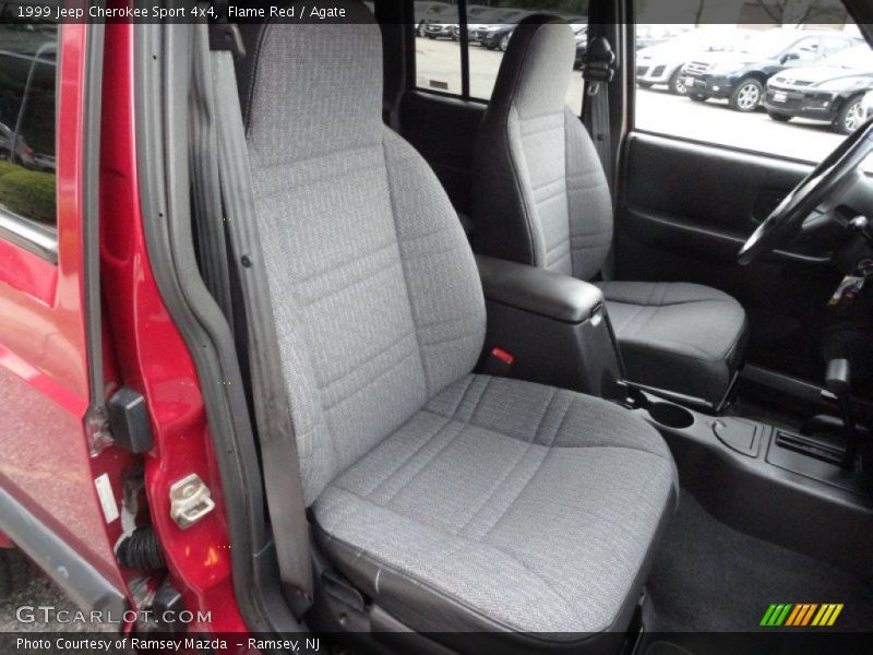 Flame Red / Agate 1999 Jeep Cherokee Sport 4x4