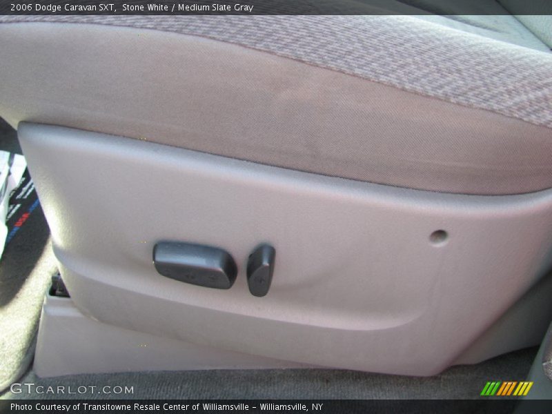 Stone White / Medium Slate Gray 2006 Dodge Caravan SXT