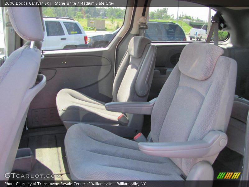 Stone White / Medium Slate Gray 2006 Dodge Caravan SXT