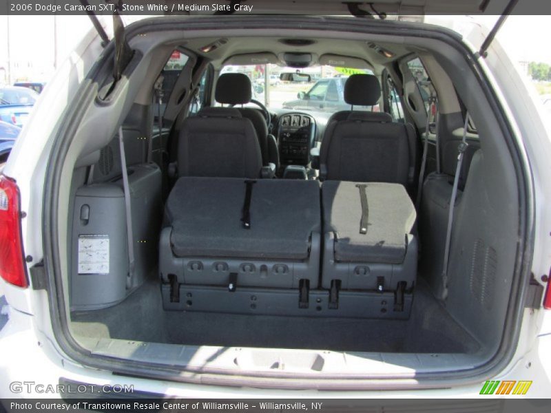 Stone White / Medium Slate Gray 2006 Dodge Caravan SXT