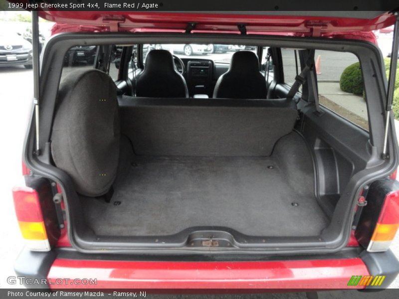 Flame Red / Agate 1999 Jeep Cherokee Sport 4x4