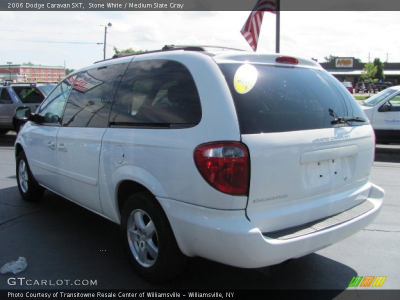Stone White / Medium Slate Gray 2006 Dodge Caravan SXT